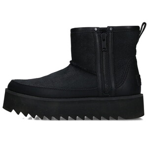 アグ UGG W CLASSIC REBEL BIKER MINI サイズ:24cm クラシック リベル バイカー ミニブーツ 中古 BS99