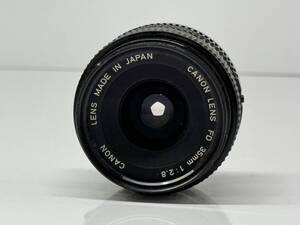 Canon LENS NEW FD 35mm F 2.8 キヤノン 単焦点レンズ 現状品 ジャンク品 ★11217