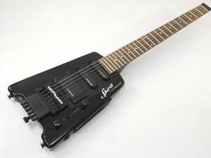 美品 Spirit BY STEINBERGER スタインバーガー スピリット Select by EMG 2S1H ピックアップ搭載 ヘッドレスギター 黒 ブラックθ