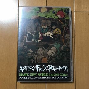 【送料無料・即決】ANGRY FROG REBIRTH DVD 『BRAVE NEW WORLD』 Tour2014 -9Cities-TOUR FINAL AIR SWELL、FABLED NUMBER、ROACH