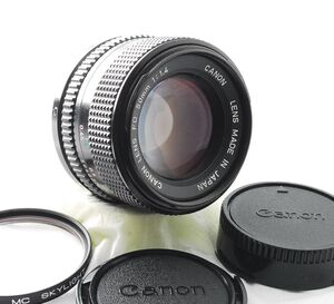 [中古美品] キャノン　Canon　FD レンズ 50mm f 1.4 246279