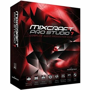 ACOUSTICA 動画編集機能付き音楽制作ソフト Mixcraft Pro Studio 7(ミックスクラフトプロスタジオセブン)　(shin