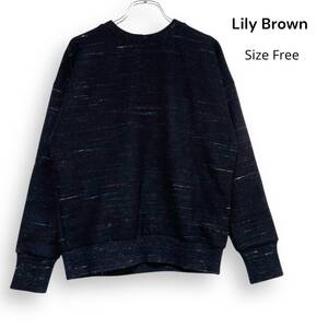 LILY BROWN リリーブラウン マルチ ウール ニット セーター