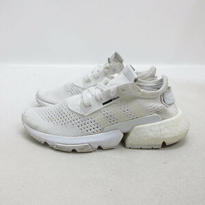 z■【23cm】アディダス/adidas Cloud White Shock Pink スニーカー DB2698■白/LADIES/40【中古】■