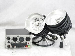 ☆PROPET プロペット S-421 ストロボ電源 H-218B ストロボヘッド2個セット　☆中古☆