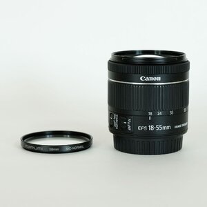 [フィルター付｜美品] Canon EF-S18-55mm F4-5.6 IS STM / キヤノンEF-Sマウント / APS-C