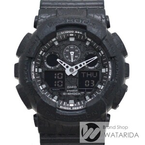 カシオ 腕時計 G-SHOCK GA-100CG-1AJF ラバー ブラック 箱・説明書付 全国一律送料500円(税抜)