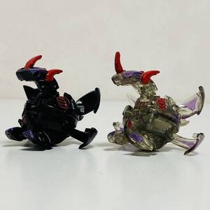 【中古品】SEGATOYS セガトイズ 爆丸 ダークオン・クロス・ドラゴノイド 2個セット フィギュア