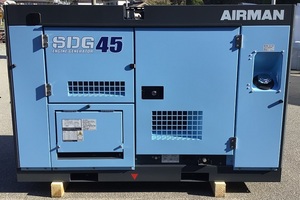 新車　即納　北越工業　SDG45S-3B2　防音型　エンジン　発電機　45ｋVA　現場発電機　非常用　災害用　弊社在庫品