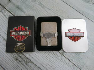 【喫煙グッズ】ZIPPO ジッポ　HARLEY-DAVIDSON ハーレーダビッドソン　2000年製　缶箱付　未使用　保管品