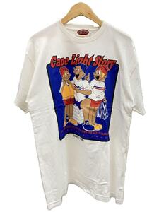 CAPE LIGHT/キャプテンサンタ/Tシャツ/L/コットン/WHT/プリント