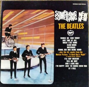 洋楽LPレコード「SOMETHING NEW／THE BEATLES」 サムシング ニュー／ザ・ビートルズ ◆【1118-09-01」