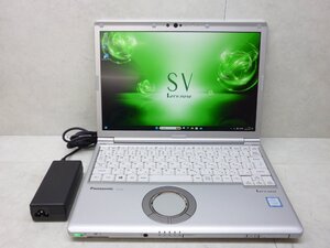 ☆1円☆第8世代☆CF-SV7HD4VS☆Core i5 1.60GHz/8GB/SSD256GB/累積12210/高解像度/Sマルチ/無線/Bluetooth/カメラ/Office/Win11 DtoD領域☆