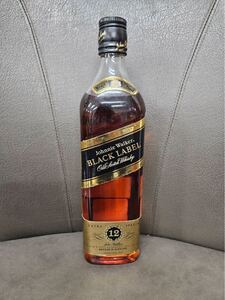 【レトロ】ジョニーウォーカー12年 ブラックラベル 40度 700ml 正規品 ウイスキー Johnnie Walker スコッチ BLACK LABEL