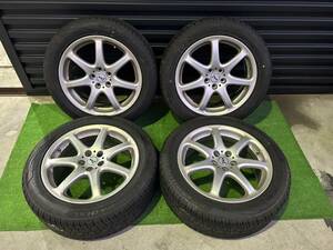 スバル 純正オプション SAA アルミホイール 17×7J +55　215-55R17 17インチ 4本セット　19年　バリ山