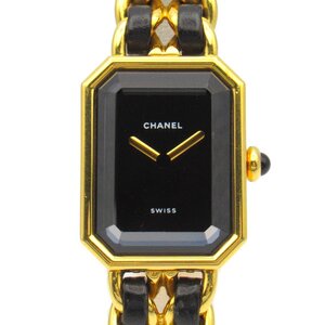 シャネル プルミエールL ブランドオフ CHANEL GP（ゴールドメッキ） 腕時計 GP/革 中古 レディース