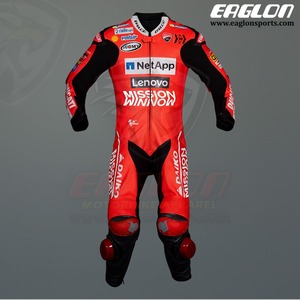 海外 送料込み 　高品質　アンドレア・ドヴィツィオーゾ Ducati MotoGP 2019 レーシングレザースーツ 　 サイズ各種　本革　レプリカ