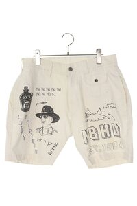 ネイバーフッド 17SS 171NCNH-PTM01 サイズ:M イラストプリントショーツ 中古 BS99