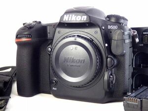 送料無料 Nikon D500 ニコン ボディ シャッター1,339回 動作OK 美品 人気 デジタル 一眼レフ カメラ 充電器 DSLR Digital Camera 20.9MP DX