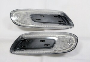 BMW MINI F55 F56 F57　クリアレンズ仕様 ファイバーLED　流れて光る　シーケンシャル フロントサイドマーカー ウインカー