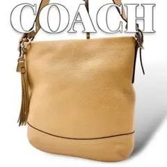 美品 COACH ライトブラウン 2way ショルダーバッグ 8281