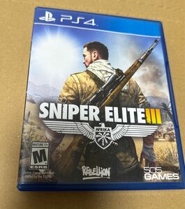 ps4 ソフト　Sniper Elite Ⅲ スナイパーエリート3 北米版