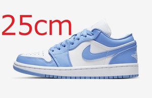 定価以下 NIKE WMNS AIR JORDAN 1 LOW UNC 25cm ナイキ ウィメンズ エア ジョーダン ロー 国内黒タグ 新品未使用