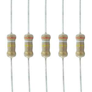 抵抗 Resistors - 1 Watt, Carbon Film, 5% tolerance, 620 Ω (5) [送料170円から 同梱可]