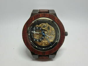 【№1129-O6007】BOBO BIRO 製機械式時計男性レロオ　腕時計　作動確認