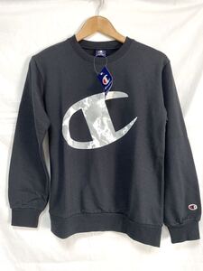 新品■Champion チャンピオン レディース キッズ ロゴ トレーナー 160 ブラック 