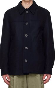 DRIES VAN NOTEN WOOL JACKET COAT ドリスヴァンノッテン ウール ジャケット コート NAVY ネイビー 紺 men