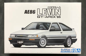 即決@中古絶版模型堂 アオシマ 1/24 トヨタAE86カローラレビンGT-APEX