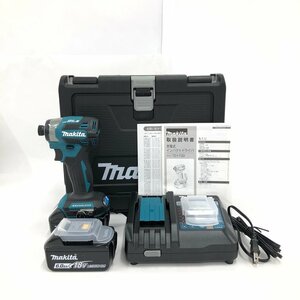 makita マキタ 充電式インパクトドライバ TD173D 説明書 バッテリー 充電器 ケース付き 通電〇【CIAD3016】