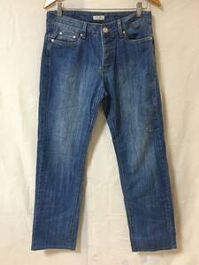 ○S538○USED クリーニング済 BLUCE FIELD HOMME ブルースフィールド 31サイズ 100％コットン メンズ ジーンズ デニム パンツ ブルー