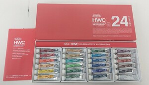 ホルベイン 透明水彩絵具 24色セット W405 5ml(2号) 