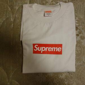 即決 supreme オリジナル box logo tee white xl