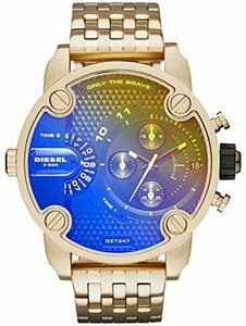 DIESEL ディーゼル LITTLE DADDY DZ7347 GOLD STAINLESS ANALOG MENS dz7347 ゴールドステンレス アナログ メンズ腕時計∵