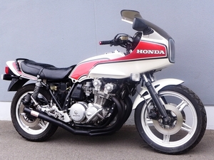 【5806PL】 CB750F 返納証明書付 レストアベース車♪モリワキマフラー/バックステップ♪始動確認OK♪