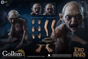 新品未開封 ASMUS TOYS ロード・オブ・ザ・リング LOTR30G ゴクリ Gollum (検 INART QUEENS アラゴルン Aragorn ホットトイズ Hottoys)