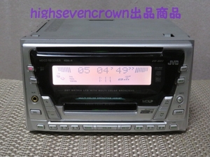 【希少の当時物!!】【早い者勝ち!!】■JVC CD/MDオーディオデッキ KW-MD3■AM/FMラジオ受信確認OK■MDLP対応■ビクター■(管)JVCM2410001