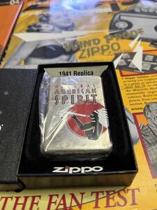 1円スタートzippo ’16年ジッポ レアAMERICAN SPIRITアメリカンスピリッツ未使用品オイルライターコレクター世田谷ベース好きな方