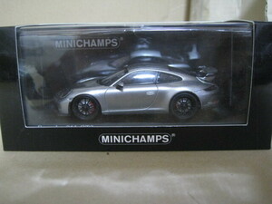 ミニチャンプス　1/43 ポルシェ911 GT3 2017 Silver