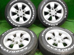 中古 ホイールタイヤ 4本 215/65R16 2021年製 9分山 バリ溝 ハイラックスサーフ 純正 スタッドレス タイヤ グッドイヤー ナスカー