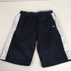 送料無料★FILA フィラ★ジャージ ハーフパンツ★ウエスト65-69★ネイビー★Lサイズ#60603sj114