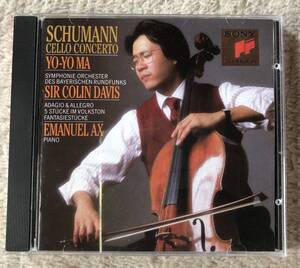 CD-May / Sony Music / Yo-Yo-Ma (cello) Emanuel Ax (p) Colin Davis・Bayerischen Rundfunks / SCHUMANN_Cello Concerto Op.129 etc