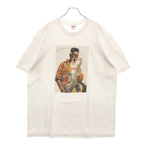 SUPREME シュプリーム 20AW Pharoah Sanders Tee ファラオ サンダース フォト プリント 半袖Tシャツカットソー ホワイト