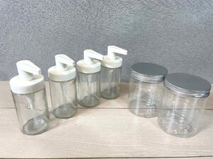 TS2859_Ts◆モデルR展示品◆IKEA他◆ソープディスペンサー＆保存容器◆詰替えボトル◆保存容器◆ポンプW60 H145 D80◆容器W85 H112 D85◆