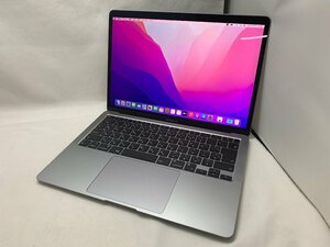 １円スタート！！ Apple MacBook Air A2337 (M1, 2020) スペースグレイ [Nmc]