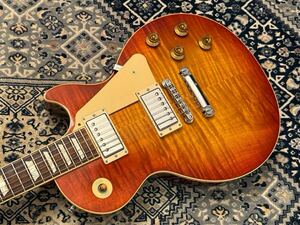 極虎 AAA 2011年製 Gibson LesPaul 50s Cherry SunBurst Figured Maple ギブソン レスポール チェリー サンバースト メイプル 希少品 4.6kg