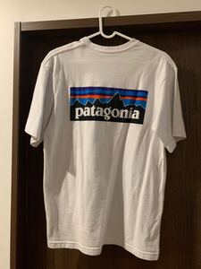 XS！patagonia オーガニックコットン Tシャツ L パタゴニア ホワイト